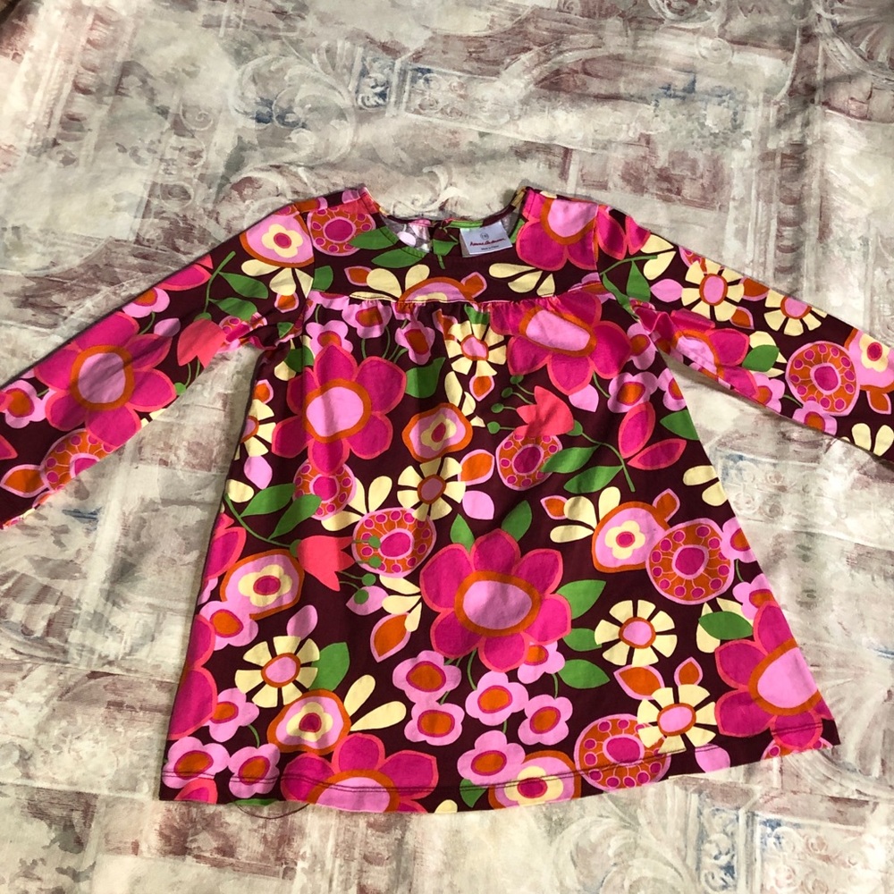 Hanna Andersson Colorful Long Sleeves Dress Size 110/5